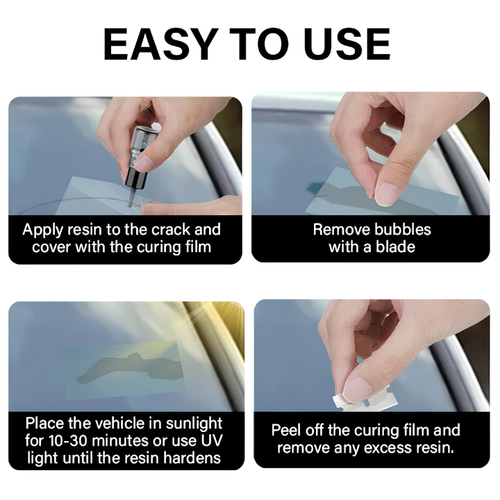 Nesatora GlassFix — Windshield Chip & Crack Repair Kit